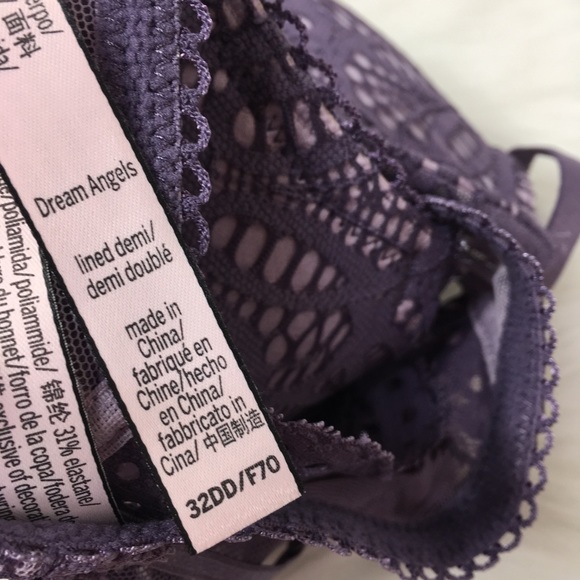 VS LAVENDER FRONT CLOSE BRA SZ 32DD - Picture 4 of 5